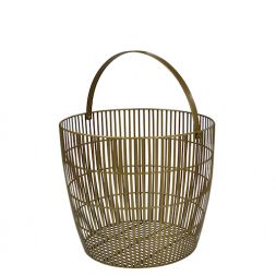 Golden basket 28x28 cm 